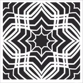 HOME DECOR MİNİ STENCIL HDM-149 25X25 - 1