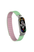 zore Xiaomi Mi Band 7 Uyumlu KRD-69 Zore Kordon Açık Yeşil thumbnail 1