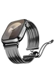 KILIFTECH Watch 10 46mm KTH KRD-137 Metal Hasır Kordon - Siyah thumbnail 2