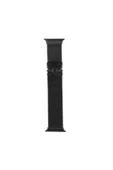 KILIFTECH Apple Watch 44mm Zore KRD-25 Metal Hasır Kordon-Siyah - 4