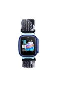 KILIFTECH Huawei GT4 41mm Zore KRD-139 18mm Çocuklara Özel Örgü Kordon - Siyah - 1