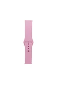 zore Galaxy Watch Active 2 44mm Band Serisi 20mm Klasik Kordon Silikon Strap Kayış-Pembe - 1