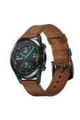 BULUT AKSESUAR Galaxy Watch 46mm (22mm) Uyumlu KRD-19 Deri Kordon BLT Kahverengi thumbnail 1