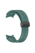 gapak Galaxy Watch 5 40mm Uyumlu KRD-84 Uyumlu Kordon-gpk-Koyu Yeşil - 1