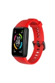 miyoza Huawei Band 6 Uyumlu KRD-47 Uyumlu Kordon MİY Kırmızı thumbnail 1