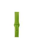 lumena Huawei GT2 42mm Band Serisi 20mm Klasik Kordon Silikon Strap Kayış-Yeşil - 1