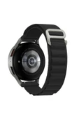 Lokal Marketing Galaxy Watch Active 2 44mm Uyumlu KRD-74 20mm Hasır Zore Kordon-Yeşil thumbnail 2