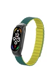cepmarketin Xiaomi Mi Band 7 Uyumlu KRD-69 Zore Kordon Kahve Açık - 3
