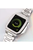 Farma Teknoloji Watch 44mm Uyumlu KRD-64 Metal FRM Kordon Gümüş thumbnail 6