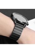 Base Dijital Gear S2 (20mm) Uyumlu KRD-16 Metal Zore Kordon Siyah - 4