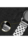 cepmarketin Gear S3 (22mm) Uyumlu KRD-20 Metal Zore Kordon Siyah - 7