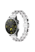 Ardemix Xiaomi Amazfit Pace Uyumlu CLO- KRD-96 22mm Metal Kordon-Gold - 2