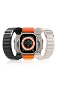 zore Watch 44mm Uyumlu KRD-74 Hasır Zore Kordon-Beyaz - 3