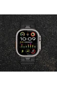 GNG HOME Apple Watch Ultra 49mm Zore KRD-107 Metal Hasır Kordon-Gri thumbnail 5