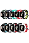 GNG HOME Xiaomi Redmi Watch 2 Lite KRD-02 Uyumlu Kordon FPT Kırmızı-Beyaz - 8