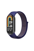 YuccaTech Xiaomi Mi Band 9 Zore KRD-03 Hasır Kordon-Midnight Blue - 1