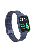 zore Xiaomi Redmi Watch 2 Lite Uyumlu KRD-66 Metal Zore Kordon-Lacivert thumbnail 3