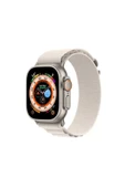 zore Watch 44mm Uyumlu KRD-74 Hasır Zore Kordon-Beyaz - 1