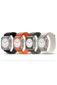zore Watch 44mm Uyumlu KRD-74 Hasır Zore Kordon-Beyaz - 4