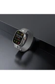 GNG HOME Apple Watch Ultra 49mm Zore KRD-107 Metal Hasır Kordon-Gri thumbnail 4