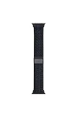 GNG HOME Watch 44mm Uyumlu KRD-91 Hasır Kordon Strap Kayış CLO- Siyah thumbnail 1