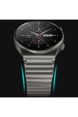 SAFA Huawei GT2 46mm Uyumlu KRD-35 22mm Metal Zore Kordon-Gümüş - 8
