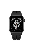 KILIFTECH Apple Watch 44mm KRD-127 Metal Tokalı Silikon Kordon-Beyaz - 2
