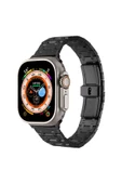KILIFTECH Watch 7 45mm Uyumlu KRD-83 Metal Zore Kordon-Gümüş-Rosegold - 2
