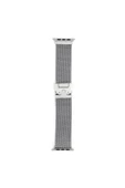 KILIFTECH Apple Watch 44mm Zore KRD-25 Metal Hasır Kordon-Gümüş - 3