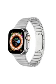 KILIFTECH Watch 7 45mm Uyumlu KRD-35 Metal Kordon-Gri - 1