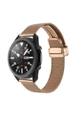 KILIFTECH Huawei GT2 46mm Uyumlu KRD-85 22mm Metal Zore Kordon-Rose Gold thumbnail 1