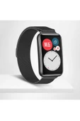 KILIFTECH Huawei Watch Fit Metal Kordon Dönüştürücü CLO- Siyah thumbnail 1
