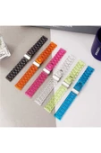 KILIFTECH Galaxy Watch Active 2 44mm Uyumlu KRD-27 20mm Zore Kordon-Turuncu - 5