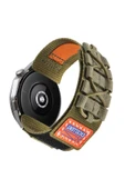 KILIFTECH Xiaomi Amazfit Pace Zore KRD-112 22mm Orbital Örgülü Halat Tasarımlı Naylon Kumaş Hasır Kordon-Mavi - 6