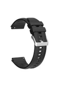 KILIFTECH Huawei Watch GT5 Pro 46mm Uyumlu Zore KRD-130 Silikon Kordon Strap Kayış-Buz Mavisi - 2