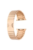 KILIFTECH Watch Ultra 49mm Uyumlu KRD-82 Metal Zore Kordon-Rose Gold thumbnail 1