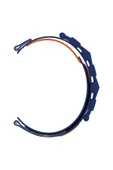 KILIFTECH Xiaomi Amazfit Pace Zore KRD-112 22mm Orbital Örgülü Halat Tasarımlı Naylon Kumaş Hasır Kordon-Mavi - 2