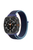 KILIFTECH Galaxy Watch Ultra 47mm Zore KRD-03 Hasır Kordon-Lacivert - 1
