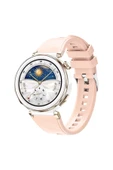 KILIFTECH Huawei Watch GT5 Pro 42mm Uyumlu Zore KRD-129 Silikon Kordon Strap Kayış-Pembe thumbnail 1