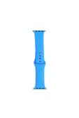 KILIFTECH Watch Ultra 49mm Band Serisi Klasik Kordon Silikon Strap Kayış-Mavi - 1