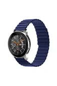 çelikeliletişim Galaxy Watch Active 2 40mm Uyumlu KRD-52 Kordon Casey Mobile Lacivert thumbnail 1