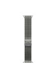 10LİNE AKSESUAR Apple Watch 10 46mm Zore KRD-121 Metal Hasır Kordon-Siyah - 2