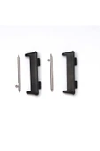 10LİNE AKSESUAR Oppo Watch 46mm 22mm Metal Kordon Dönüştürücü CLO- Siyah - 1