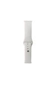 wenixs aksesuar Galaxy Watch Active 2 44mm Band Serisi 20mm Klasik Kordon Silikon Strap Kayış-Beyaz - 1