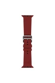 KILIFTECH Watch Ultra 49mm KRD-92 Uyumlu Zore Kordon-Koyu Kırmızı - 5
