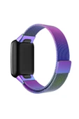 KILIFTECH Xiaomi Mi Band 7 Pro Zore KRD-01 Metal Kordon-Gri thumbnail 5
