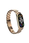 prolysus Xiaomi Mi Band 7 Uyumlu KRD-04 Metal PRL Kordon Rose Gold thumbnail 6