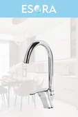 ESORA Robot Duş Sistemi, Baston Lavabo & Mutfak ve Banyo Bataryası 4'lü Set (2 Adet Taharet Hediyeli) thumbnail 5