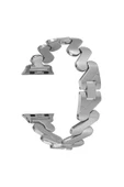 zore Watch 38mm Kordon Uyumlu KRD-80 Metal Strap Kayış TQR- Gümüş - 8