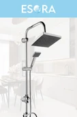 ESORA Robot Duş Sistemi, Baston Lavabo & Mutfak ve Banyo Bataryası 4'lü Set (2 Adet Taharet Hediyeli) thumbnail 3